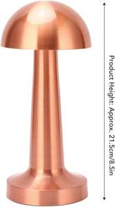 金属レトロバーテーブルランプLEDナイトライト充電式タッチセンサーワイヤレスダイニングルームコーヒーレストラン装飾ライト - Product Image 6