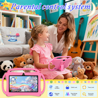 Tablet Anak Android 12 7 Inci Terlaris MTK Quad Core 1.2GHz 2GB RAM 32GB Baterai 3000mAh Wi-Fi Dual-Band Layar IPS HD Baru
