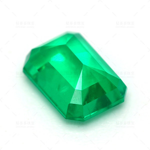 Emerald Cut Green Gemstone 5x7mm 0.925ct For Rings Engagement Classic Style - Product Image 5