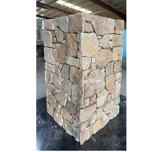 Warm-Toned Nâu Granite Ngoài Trời Linh Hoạt tự nhiên đá ngẫu nhiên tường ốp bên ngoài - Product Image 3