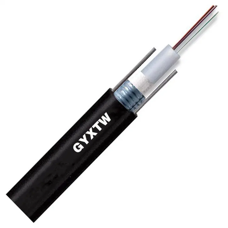 יצרן חיצוני אווירי gyxtw multimode 50 125 כפולה 96 ליבת סיבים אופטי כבל מחיר