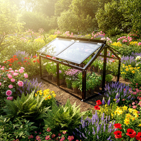Série de serres à cadre froid, faciles à assembler, pour plantes en pot, légumes et fleurs, pour la maison et le jardin