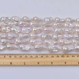 <span class=keywords><strong>Zhuji</strong></span> Ngọc Trai Ngọc Trai Tự Nhiên Bán Buôn Kích Thước Lớn 12*22Mm Trắng Baroque Hình Dạng Ngọc Trai Nước Ngọt Để Làm Đồ Trang Sức - Product Image 5
