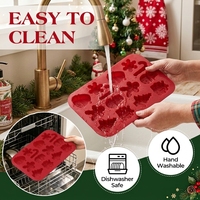 Moule à gâteau en silicone SILIKOLOVE Factory pour arbre de Noël, formes variées, LFGB Platinum, sans BPA, antiadhésif, pour bonbons DIY