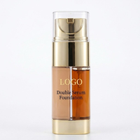 Fond de Teint et Sérum Liquide 2-en-1 en Gros, Ratio de Mélange Personnalisable, Couvrance Modulable, Hydratant, Longue Tenue