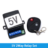 Télécommande RF 433Mhz, interrupteur sans fil AC/DC, 5V 12V, 1CH, 2 voies, récepteur, émetteur, serrure électromagnétique de porte CN