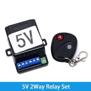 433MHz RF điều khiển từ xa AC/DC chuyển đổi không dây DC 5V 12V 1CH 2 cách tiếp nhận 2CH <span class=keywords><strong>Transmitter</strong></span> cửa khóa điện từ - Product Image 3