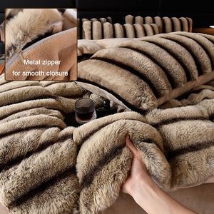 Бархатный Комплект постельного белья из искусственного меха кролика - Product Image 4