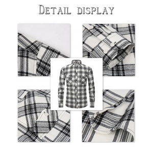2023 Wholesale <b>Flannel</b> <b>Shirts</b> for Men High Quality <b>Oversize</b> <b>Flannel</b> <b>Shirts</b> Plaid <b>Flannel</b> <b>Shirts</b> for Men - Product Image 3