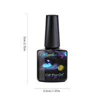 Vernis à ongles semi-permanent effet œil de chat magnétique cristal arc-en-ciel, décoration d'ongles scintillante, gel UV LED à faire tremper, vente en gros