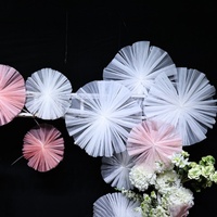 X-093 Support autoportant pour toile de fond murale en fleurs artificielles en tulle pour mariage, événement, fête, scène, cérémonie, décoration photo
