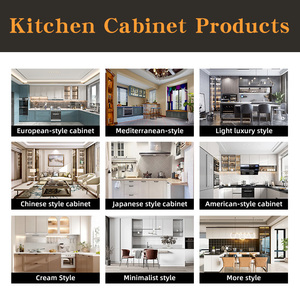 ตู้ห้องครัวทาสีเรียบง่ายลายเกาะหินอ่อน - Product Image 4