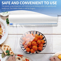 Accessoires de cuisine, boîte de rangement pour film alimentaire, distributeur de film alimentaire, coupe-film, distributeur de papier aluminium