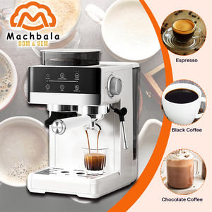 Máquina de Espresso Profesional de 20 Bares para el Hogar con Molinillo de Granos de Café, Sistema de Alta Presión Personalizado para Cappuccino - Product Image 5