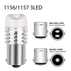 Lampadina LED per Auto 1156 BA15S P21W 1157 BAY15D <span class=keywords><strong>P21</strong></span>.<span class=keywords><strong>5W</strong></span>, Luce di Stop, Indicatore di Direzione e Retromarcia - Product Image 3