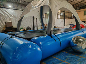 Manufacturer Sells Durable Water Tent Style Trampoline Floats for Summer Water Sports and <b>Entertainment</b> Facilities - Product Image 6