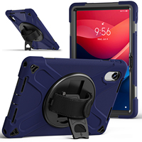 Coque de protection intégrale antichoc 3-en-1 avec support rotatif à 360° pour tablette Moto Pad 11" 2026