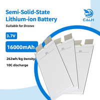 Batteries au lithium-ion personnalisées pour outils électriques, batterie au lithium 3,7 V 16 Ah, batteries à semi-conducteurs pour drones, batterie Lipo
