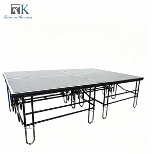 Plataforma de Escenario Portátil para DJ, Plataforma de Escenario Móvil Resistente para Bodas, Precio de Fábrica - Product Image 1