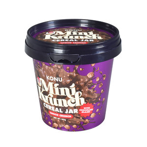 Bán Buôn Giáng Sinh Trang Trí Tùy Chỉnh IML Bao Bì Dùng Một Lần Pp Biscuit Container Nhựa Kẹo Container Với Nắp Và Xử Lý - Product Image 1