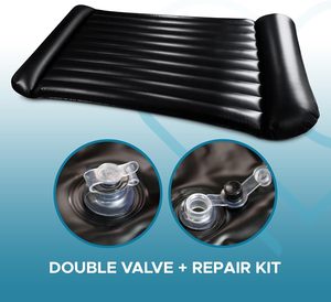 Colchón de aire inflable de PVC para masaje <span class=keywords><strong>Nuru</strong></span> para adultos, reposacabezas libre de ftalatos duradero, 88 ''X, portátil, para acampar, dormitorio al aire libre - Product Image 5