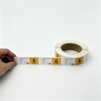 Étiquette autocollante personnalisée en rouleau BOPP, résistante à l'eau et à l'huile, pour pots alimentaires, avec logo privé, pour emballage de noix, fruits secs et snacks