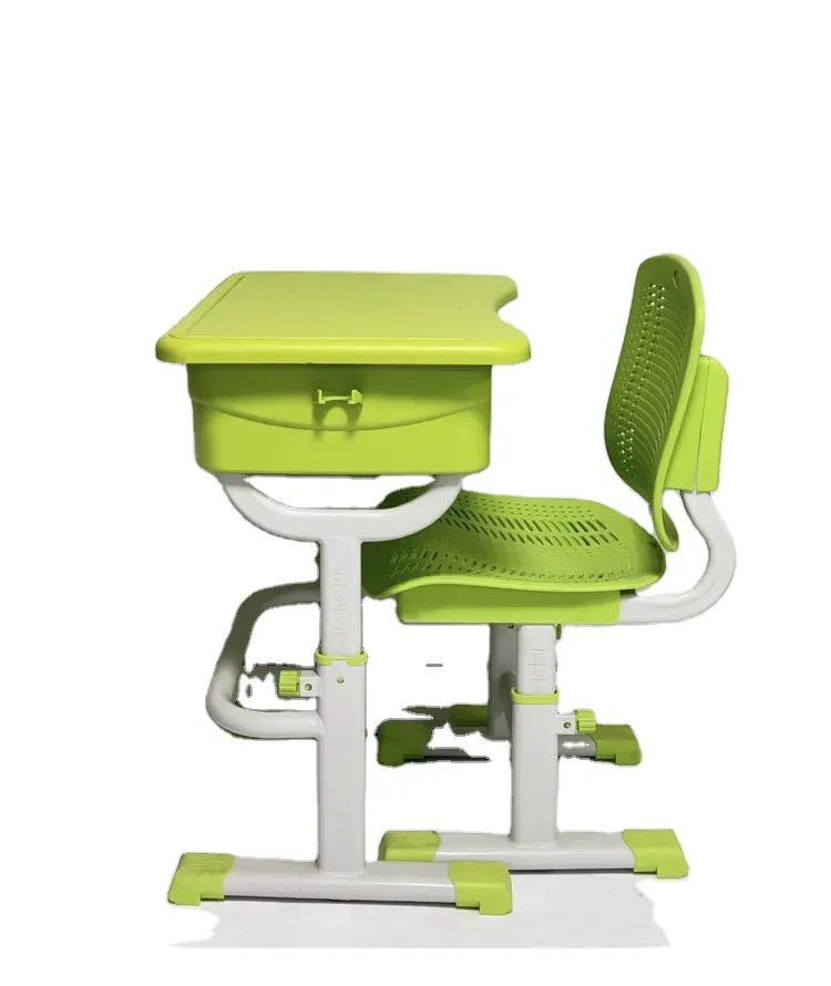 Ensemble de table et de chaises d'école de haute qualité à prix compétitif supporte un ensemble réglable sur mesure réglable pour l'école