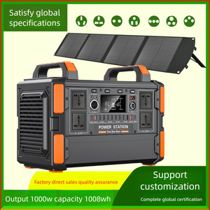 Xzj 1008wh 1200W 315000mAh 110V 230V PD Trạm Sạc di động cắm trại ngoài trời năng lượng mặt trời lưu trữ năng lượng di động Trạm điện - Product Image 2