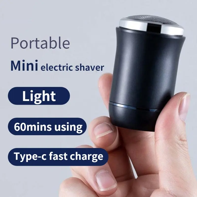 Professional Face Hair Remover USB Groomer Waterproof Razor Beard Trimmer Electric Mini Shaver for Men
