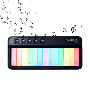 Nuevo Teclado Electrónico con Luz de Arcoíris, Pantalla Táctil, Caja de Música Educativa, <span class=keywords><strong>Piano</strong></span> Musical para Niños, Juguete de Aprendizaje Temprano - Product Image 3