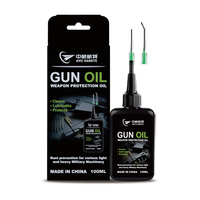 Huile pour armes à feu professionnelle avec applicateur à aiguille pour une lubrification précise et une protection longue durée contre la rouille des surfaces métalliques 250 ml