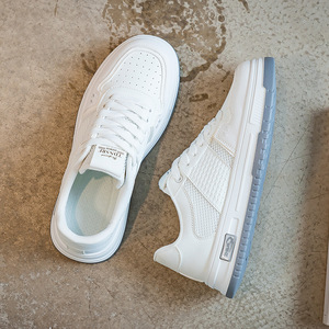Chaussures Blanches pour Hommes 2026 Nouvelle Collection Été Légères Décontractées Respirantes Sportives en Maille à Lacets Tendance Meilleures Ventes - Product Image 3