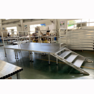 Aluminum portable stage height adjustable stage for theater - Product Image 3