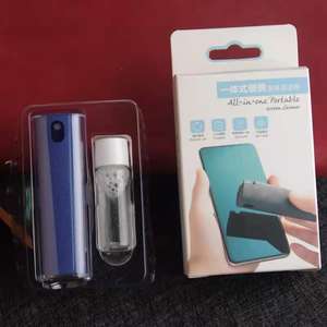 Nettoyant pour écran tactile <span class=keywords><strong>de</strong></span> tablette numérique OEM, vaporisateur portable 2 en 1, nettoyant pour téléphone portable, vaporisateur <span class=keywords><strong>de</strong></span> nettoyage en microfibre - Product Image 5