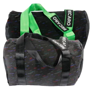 Bolso de Lona Grande Estilo JDM Modificado para Carreras, Bolsa de Equipaje para Coche, Bolsa de Viaje Deportiva para Exteriores con Correa de Seguridad - Product Image 1