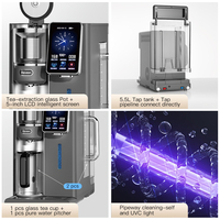 Système de filtration d'eau par osmose inverse, distributeur instantané d'eau chaude et froide, UV, écran LCD, purificateur de café, unité de purification d'eau domestique