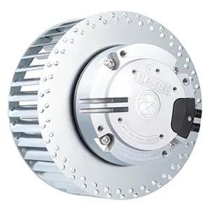 180*83mm CE/AC Expédiez la fan Centrifuge Incurvée