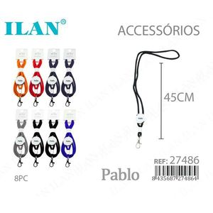 Lanyard Ilan Pablo 45Cm Accessorio Personalizzato per Carta d'Identità - Product Image 3