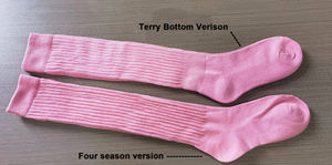 Personalizzato con strass scintillante Unisex in cotone e coscia con stivale alto e traspirante con calzini avvolti - Product Image 5