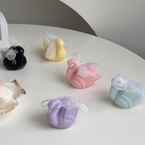 Handmade Đầy Màu Sắc Sáp Đậu Nành Thiên Nga Hình Dạng Động Vật Hương Thơm Nến - Product Image 4