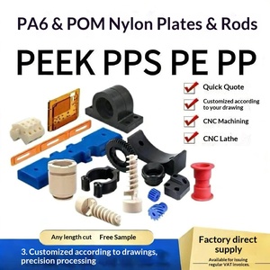 Matériaux UPE Nylon PE POM pour feuilles et tiges en PP - Pièces en plastique technique usinées CNC sur mesure, résistantes à l'usure - Product Image 3
