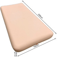 Matelas pneumatique gonflable en PVC portable et personnalisable avec design à fil métallique, facile à ranger pour le camping en plein air