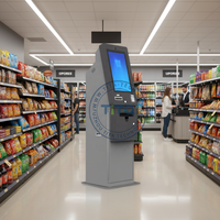 Kiosque libre-service personnalisé Solution de rachat de billets de conception logicielle matérielle pour PeakSlant Amusement Game Cabinet Anglais