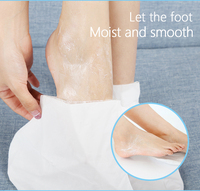 Masque pour les pieds nourrissant non exfoliant à la noix de coco de Taïwan, soins de la peau en gros, masque pour les pieds au collagène