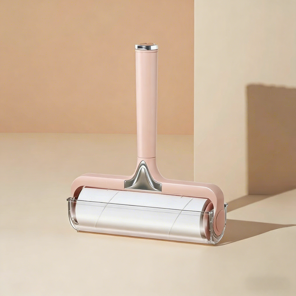 Cherry blossom pink 16cm lint remover + 3 rolls paper-180 sheets