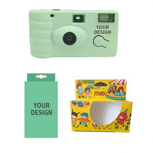 Personable 35Mm Film Custom Design Logo Vintage Black White Single Use <b>Disposable</b> <b>Camera</b> for Event - Product Image 4