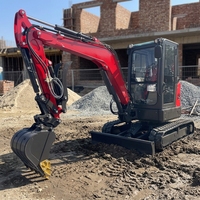 Mini-excavatrice JH8035, nouvelle excavatrice de 4 tonnes, équipement d'excavation, moteur japonais, CE EPA Euro V