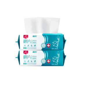 Toallitas faciales de algodón Wenxing, tipo rollo extraíble, toallas suaves de algodón limpiador, toallitas desechables de doble uso para salón de belleza, secas y húmedas - Product Image 3