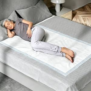 Tappetino <span class=keywords><strong>per</strong></span> Letto Premium ad Alta Assorbenza, Trapuntato Impermeabile 3D Anti-Perdita, Lavabile 34" X 52", <span class=keywords><strong>per</strong></span> Incontinenza <span class=keywords><strong>Adulti</strong></span> - Product Image 1