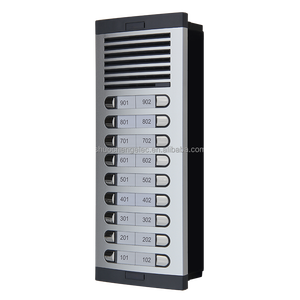 Système d'interphone audio facile à installer avec panneau en alliage d'aluminium pour résidentiel, 18 boutons poussoirs, panneau de porte, téléphones de porte, <span class=keywords><strong>sonnette</strong></span> - Product Image 1